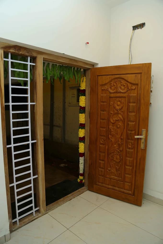 Handcrafted Teakwood Main Door